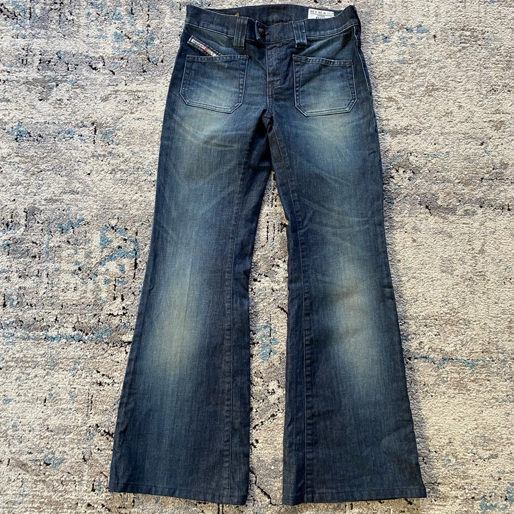 Diesel fluzi flare dark denim jeans